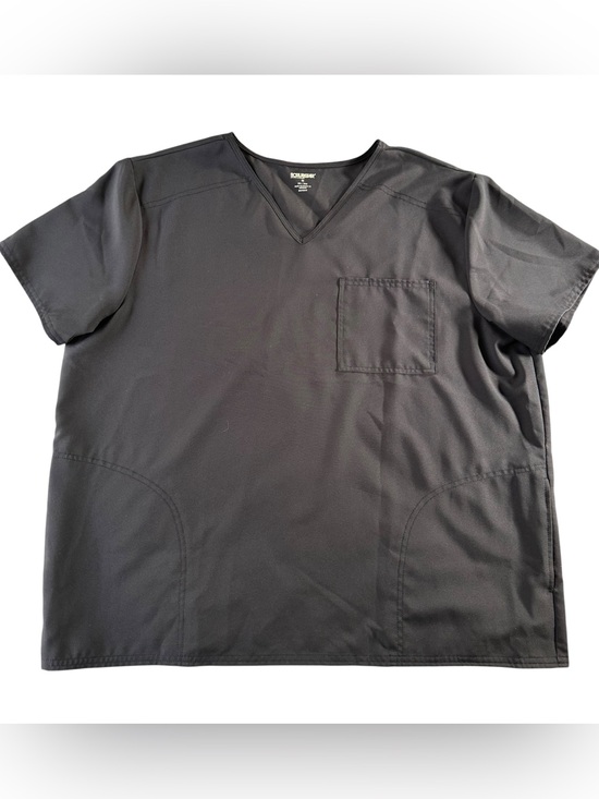 Scrubstar Other - Scrubstar Black V-Neck Short Sleeve Medical Scrub Top 2XL